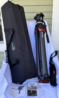 Sachtler Flowtech 75 Carbon Fiber Tripod Stand System w/Ace XL Fluid Head & Case
