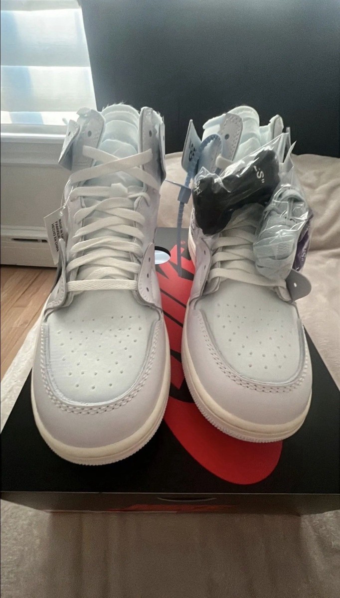 Nike Air Jordan 1 Off-White VAA High Top Leather Upper Men's