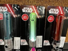 Imperial Toy Star Wars All 3 Mini Lightsaber Bubble Wand Red, Blue, Green