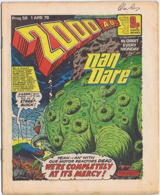 2000 AD # 58 UK Comic Mag 1978 JUDGE DREDD