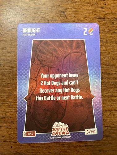 2026 Bo Jackson Battle Arena Drought Bonus Play Foil SSP #BPL-2