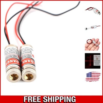 Compact Adjustable Focal Length Red Laser Modules - Perfect for Industrial Use