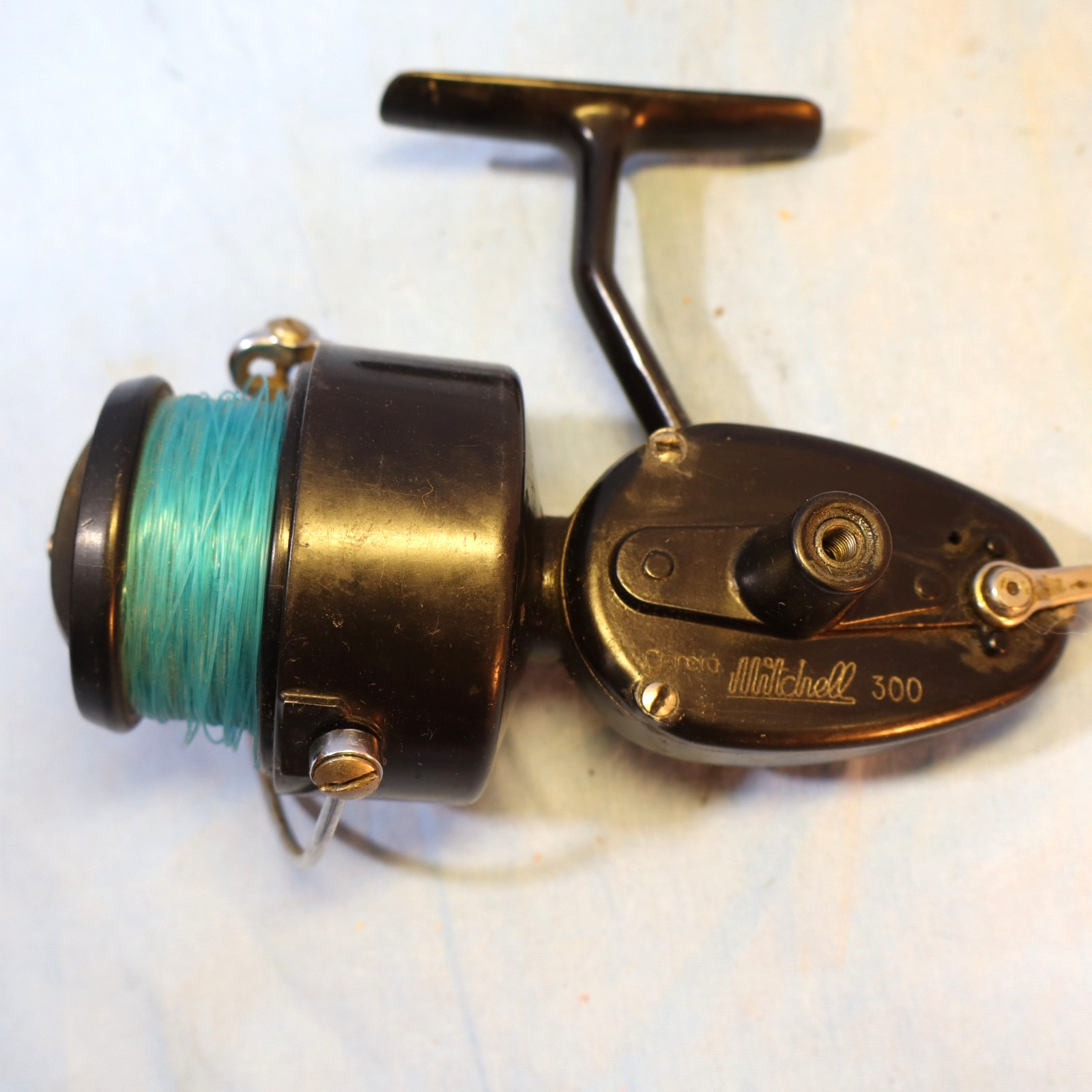 Vintage Garcia Mitchell 300 spinning reel Fishing Made In Fr