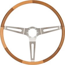 1963-66 Chevrolet Corvette 16 Teak Wood Steering Wheel 1963-66 Chevrolet Corvette 16 Teak Wood Steering Wheel