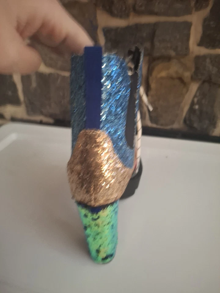 BRAND NEW Cape Robbin Women’s Heel Boots Funky Size 11 Rave Cocktail party  - Изображение 4 из 4