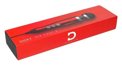 Doxy Die Cast 3 Candy Red Vibrator Massagestab Power Nackenmassage Silikon Kopf