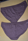 2 New Brown Just My size Bikini Panties Size 13 5xHips 59"-61" Lot — photo 9