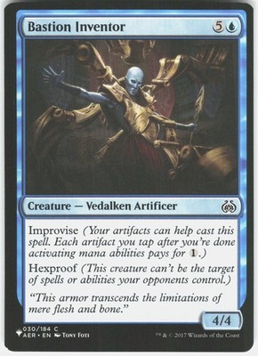 Bastion Inventor C The List Reprints 30 LP