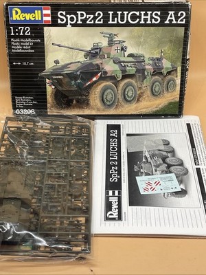 Revell SpPz Luchs A1 A2 Panzerfahrzeug Modellbausatz 1:72 Open Box versiegelte Tüten
