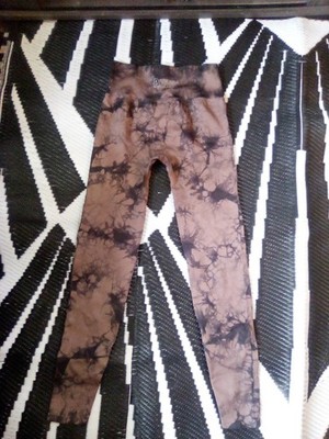 NWOT Victoria's Secret Sz XS Tie Dye Leggings PINK Active Athletic Wear