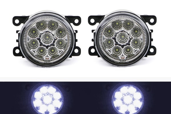 Nissan Note Nebelscheinwerfer Set Rechts Links Kristallklar Multi LED 05-13-image