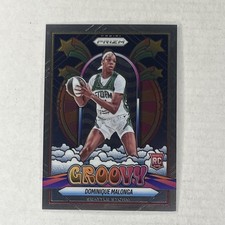 2025 Panini Prizm WNBA Dominique Malonga RC Groovy SP #8 Seattle Storm