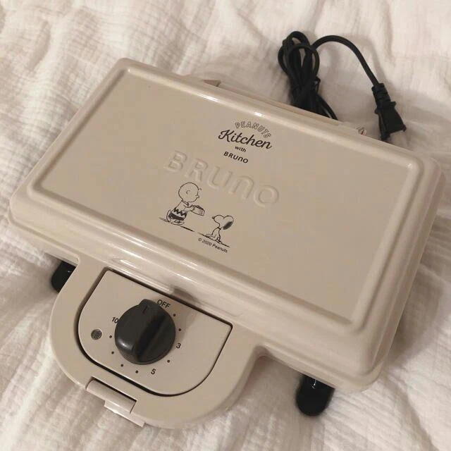 Bruno x PEANUTS SNOOPY Hot Sandwich Maker Double BOE-069 AC100V Japan  New - Image 2 of 4