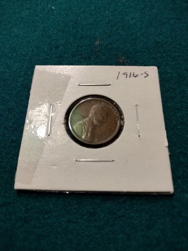 1916S Lincoln Wheat Penny VF-XF Condition 22M Minted Nice Coin See Pics