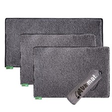 Muk Mat Home Door Mats Bundle Grey 2 Large & XL Pack Recycled Synthetic Aus Made