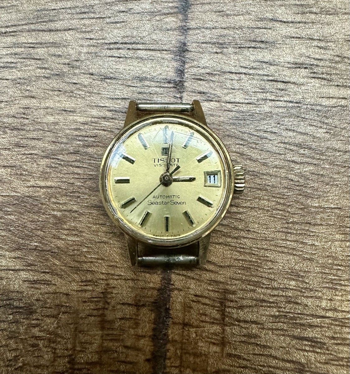 Vintage Tissot Seastar Women's Automatic Watch Date & Seiko 4303