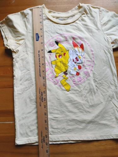 Pokemon Shirt Girls Medium Short Sleeve Pikach Gotta Catch Em All - Picture 5 of 6