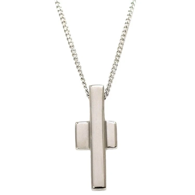 Collana Gucci Croce Ec 23372 Argento Nuova Finita Ag 925 Rango S Croce Gucci