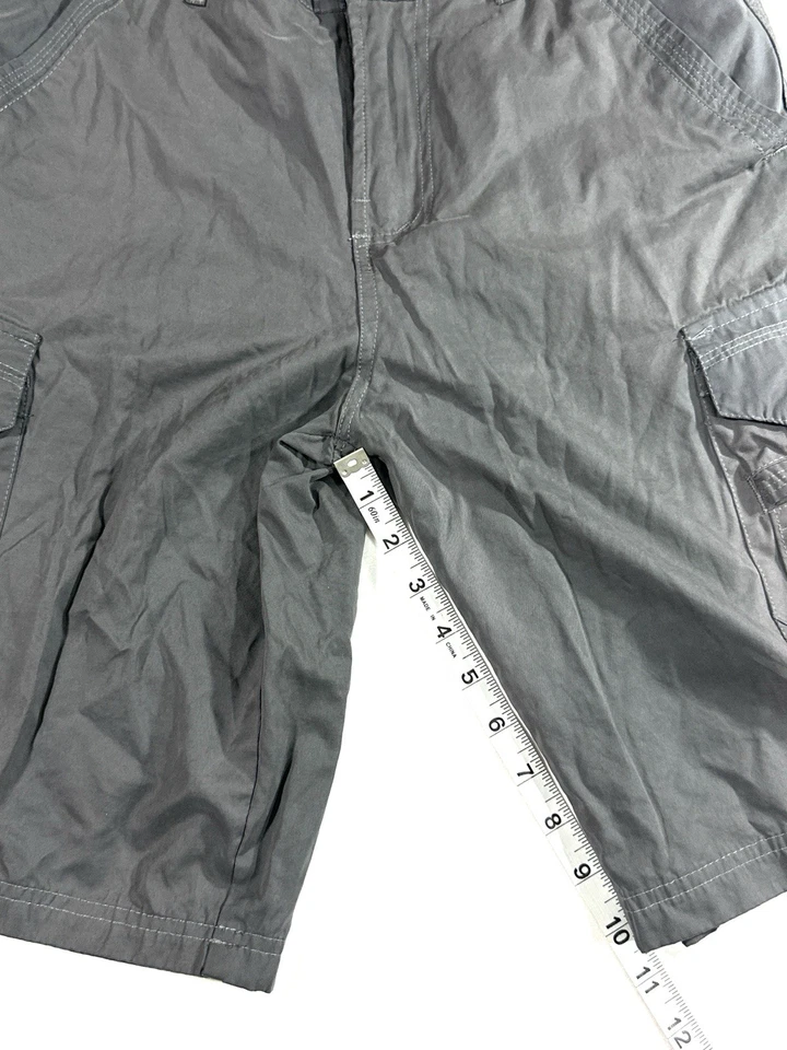 Pantalones Cortos de Carga No Fear Para Hombre Gris Talla 28 Exterior Skate Surf Bolsillos Utilitarios Foto 3 de 4
