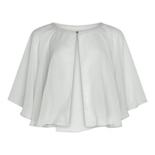 BOLEROSE Soft Wedding Wrap Evening Sheer Chiffon Cover Up Cape Shawl One Size