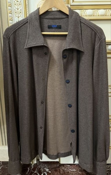 Men Kiton Shirt White Cotton A