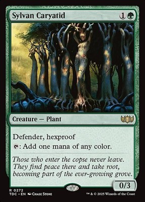 Sylvan Caryatid 272 R Normal TDC MTG NM