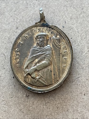 Seltene signierte Bronze Heilige Medaille von Penin St. John de Britto & Anthony Padua Anandar - Bild 9 von 10