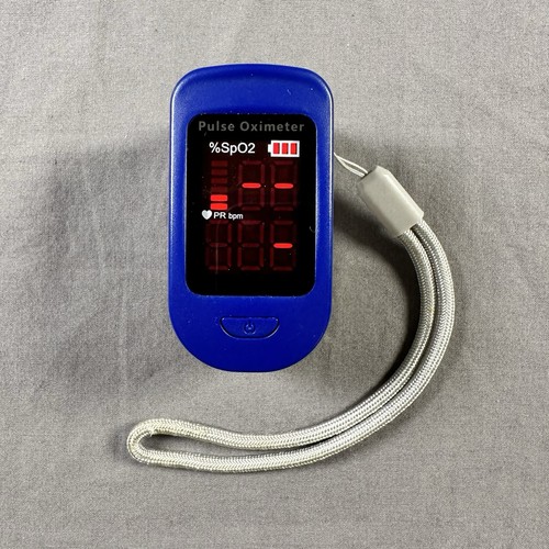 Zacurate 500BL Fingertip Pulse Oximeter Blood Oxygen Saturation Monitor