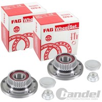 2X FAG Radlagersatz Hinten FüR Audi A3 TT VW Bora Golf 4 Skoda Octavia Seat Leon