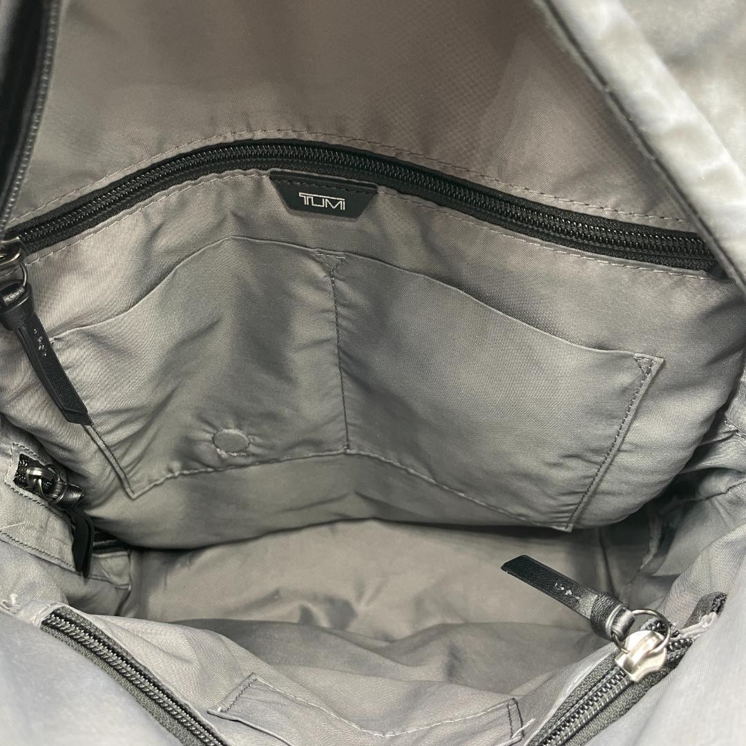 TUMI Backpack DEVOE Meadow Pattern Nylon Black - image 10