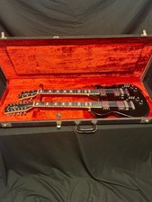 1977 Vintage Carvin Dt-650 Double Neck Guitar 12-string6-string In Ebony Wohsc