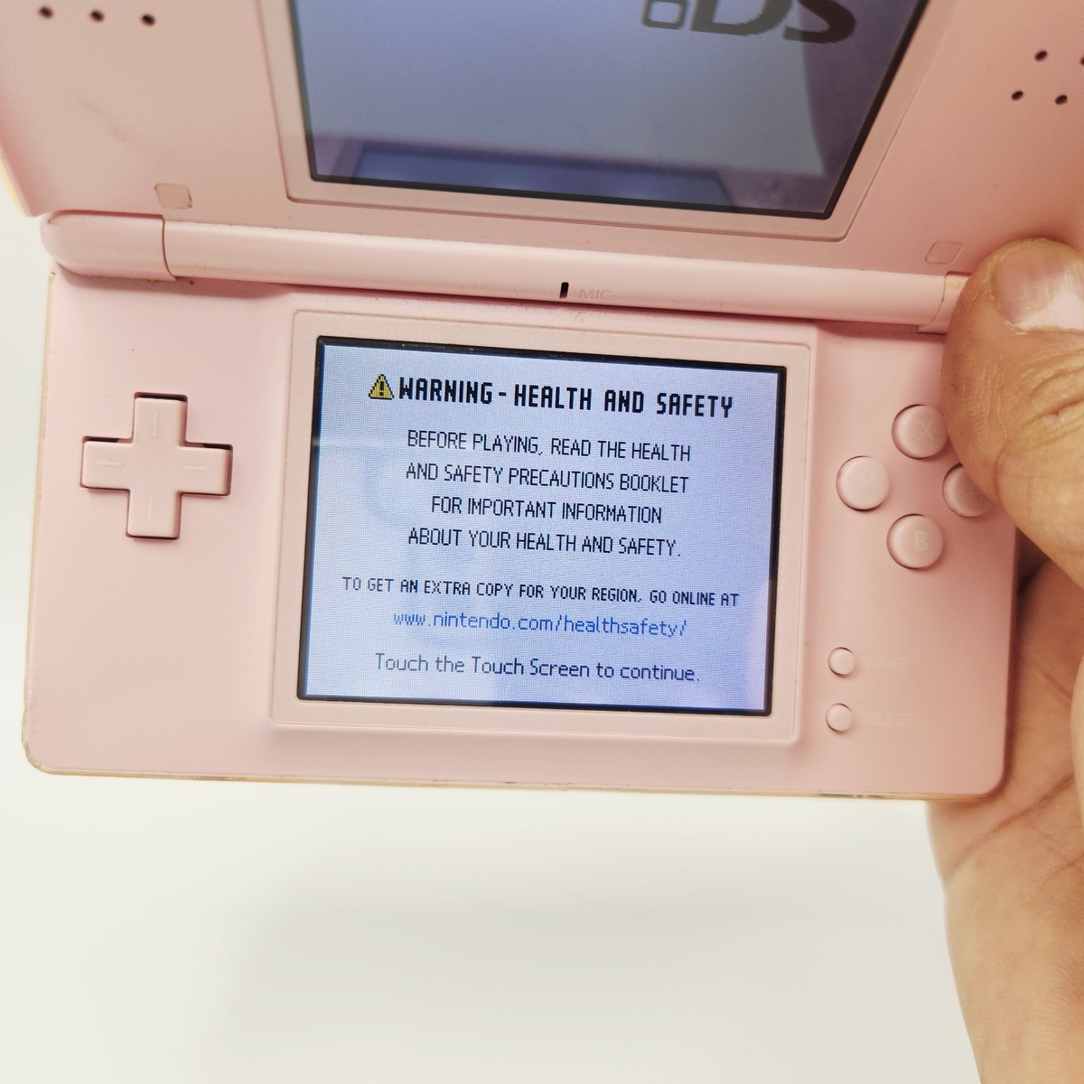 Nintendo DS Lite Coral Pink Console - *Works, But READ FIRST