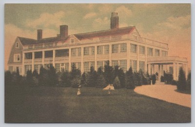 Mansion of John D. Rockefeller Lakewood NJ 100th Anniversary Postcard