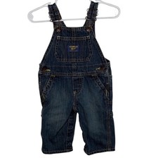 Osh Kosh B'gosh Denim Baby Overalls 6 Months