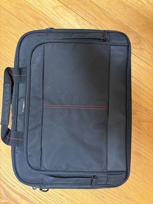 Targus Laptop Bag 16.5 x 13 Black Canvas Shoulder Strap