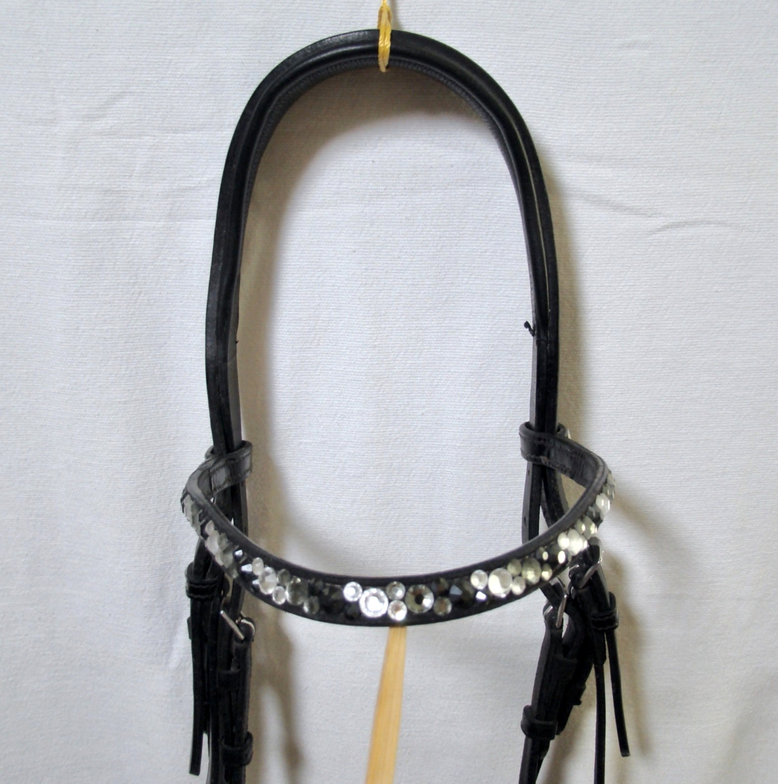 Kavalkade Snaffle Bridle • IVANA • Black Leather/Patent Leather • Cob Size Used