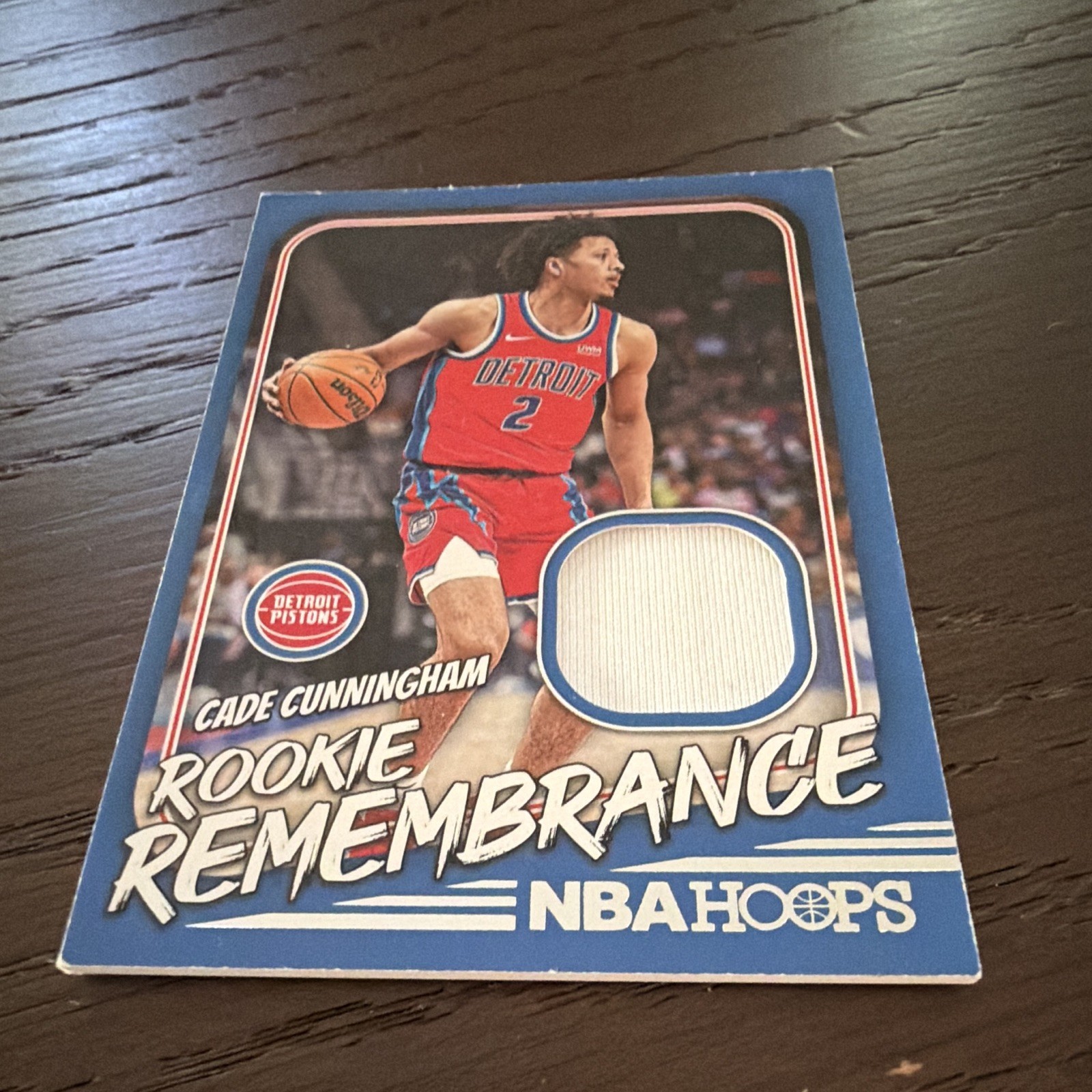 2022-23 Panini NBA Hoops Cade Cunningham Rookie Remembrance #RR-CCD Relic