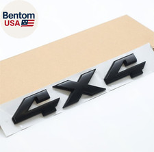 1 Oem 2007-2018 Black 4x4 Emblem 4 X 4 Badge 3d Nameplate Decal Replacement For
