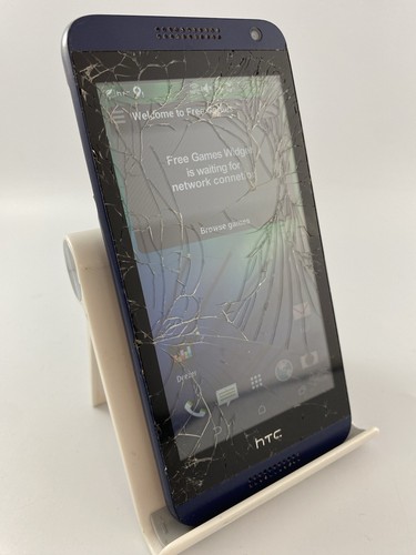 HTC Desire 610 Blue EE Network 8GB 4.7" 8MP Android Smartphone Cracked Fault#C13 - Picture 2 of 15