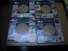 45 COMPANY RECORD SLEEVE. LOT OF FOUR DOT, VARIOUS PICTURES.