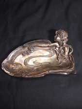 antique art nouveau card tray By K&co.