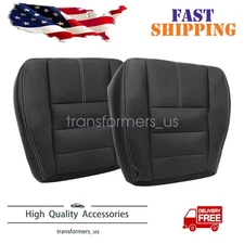 For 2008-2010 Ford F250 F350 Lariat XLT XL Driver & Passenger Bottom Seat Cover