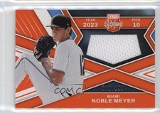 2023 Elite Extra Edition First Round Materials Orange 40/199 Noble Meyer bn5