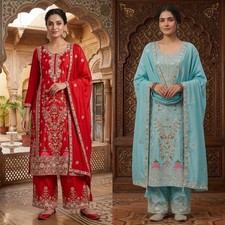 Designer Indian Pakistani Salwar Kameez Bollywood Dress Party Wear Suit wedding