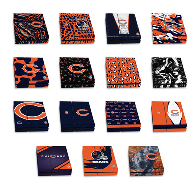 OFFIZIELLE NFL CHICAGO BEARS VINYL SKIN DECAL FOR SONY PLAYSTATION 4 PS4 CONSOLE