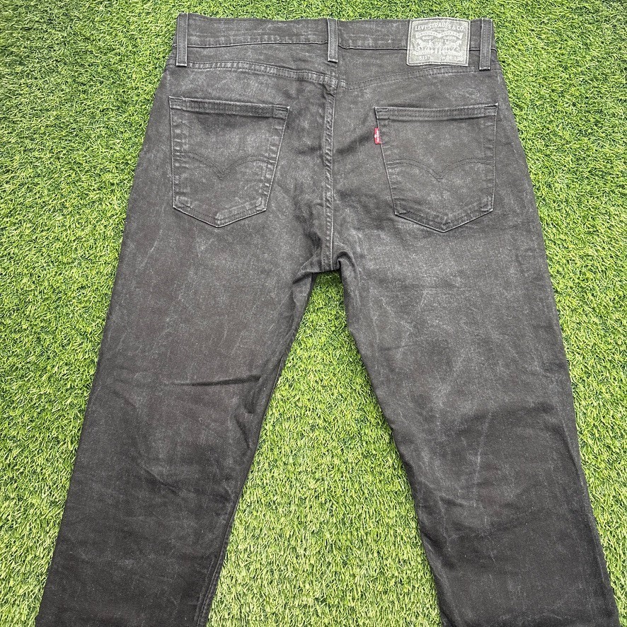 Levis 511 Slim Jeans Mens 34x30 Black Denim Stretch