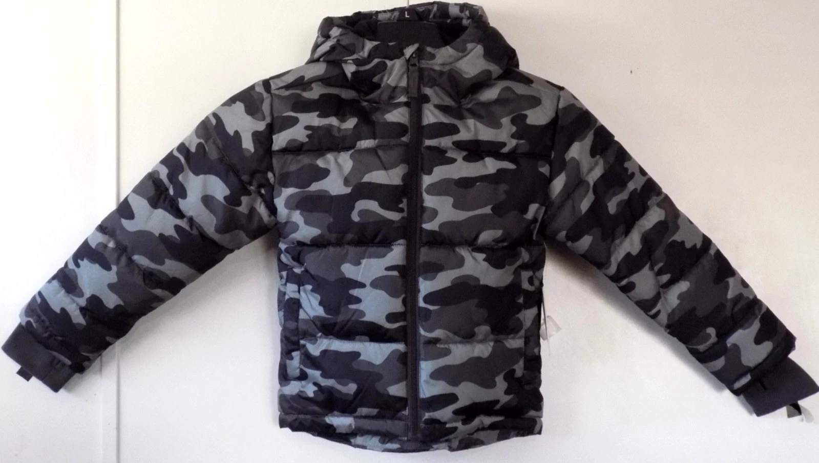 NEW ThereAbouts Blue Hooded Jacket Kids Size XXS 4/5 Puffer Jacket