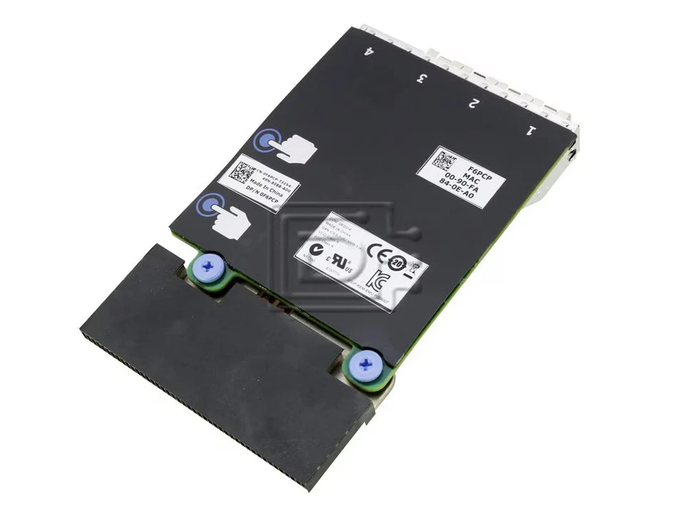 Dell F6PCP Emulex Quad Port Ethernet 10Gb Mezzanine Network Daughter Cards NDC - Image 2 of 3