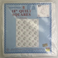JACK DEMPSEY NEEDLE ART 6 - 18" Quilt Squares 293 Interlocking Hummingbird -New