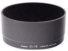 Canon ES-78 Lens Hood for EF 50mm f/1.2L USM Genuine Bayonet Type Accessory
